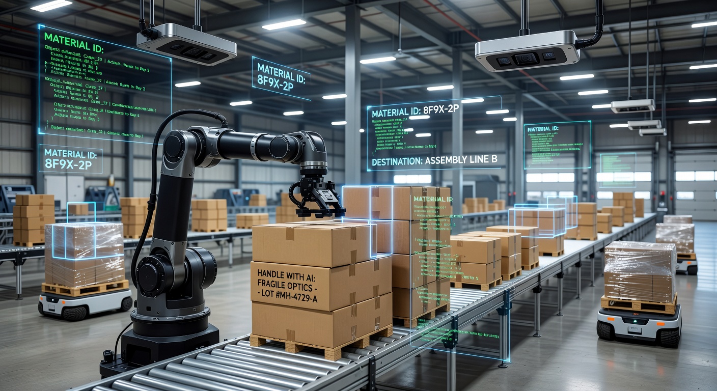 AI vision material handling