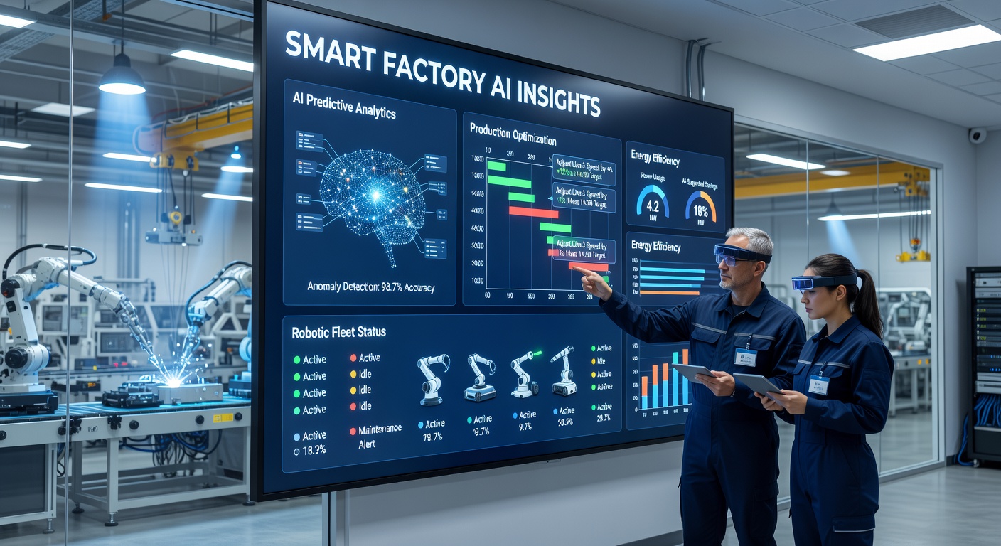 Smart factory dashboard